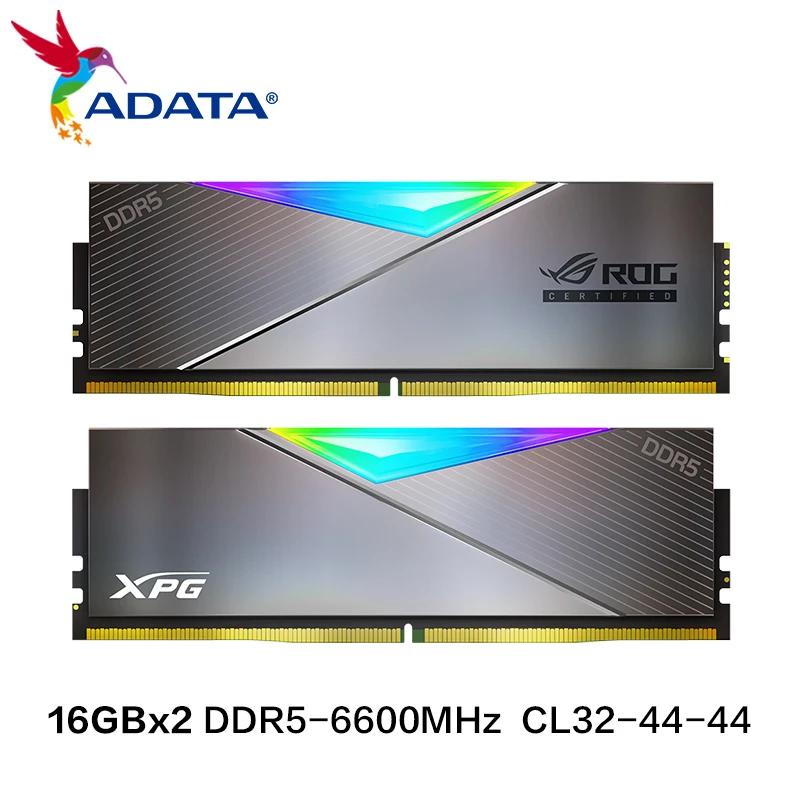 100%  ADATA DDR5 XPG LANCER RGB ROG  ޸, 16GB x 2 6600MHz ǻ , ũž ddr5